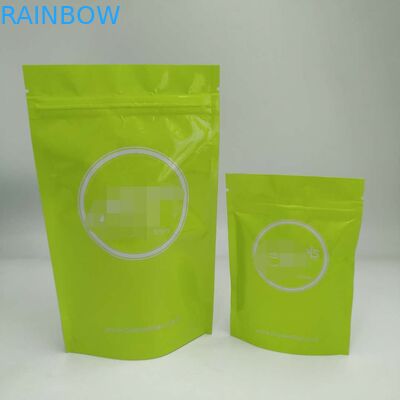 FDA خود مهر و موم کیسه کیسه های پلاستیکی زیپ آلومینیوم فویل با رنگ های روشن