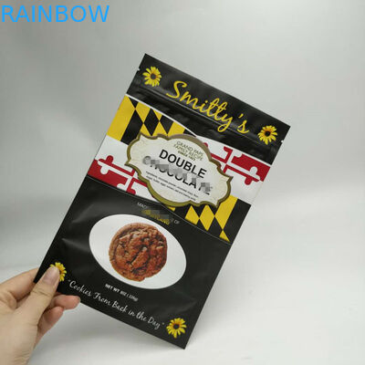 بسته بندی بسته بندی بسته بندی کیسه های بسته بندی سه طرفه مهره های گرد با زیپ