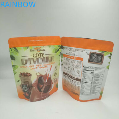 درجه مواد غذایی بالا بردن زیپ کیسه Gravnre چاپ برای اندازه کوکی سفارشی