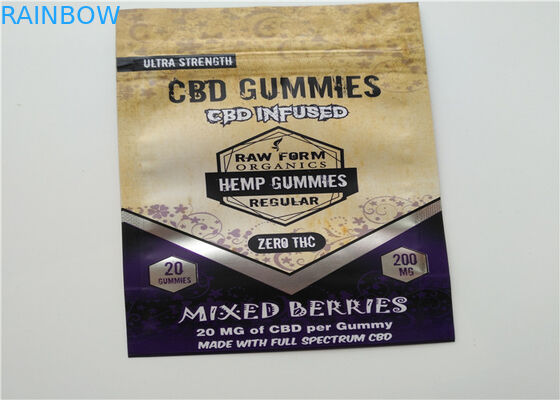 کیسه های فویل آلومینیومی ایستاده برای Rhino 7 Swag Platinum 15000 قرص های بسته بندی شده