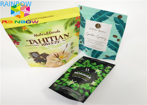 پودر پروتئین آب پنیر بسته بندی فویل آلومینیوم پودر پروتئین آب پنیر بسته بندی کیسه های Ziplock