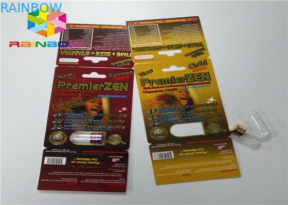 3D Effect دیوانه Rhino 69 Rhino 7 کپسول قرص های جنسی قرص جعبه بسته بندی قرص جعبه و کارت قرص 3d / جعبه