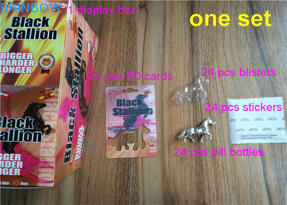 3D Effect دیوانه Rhino 69 Rhino 7 کپسول قرص های جنسی قرص جعبه بسته بندی قرص جعبه و کارت قرص 3d / جعبه