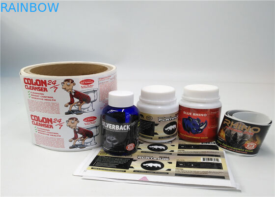 ضد آب PET / PVC عینک آستین برچسب