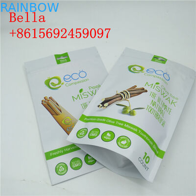 Matt Finish Ziplock Snack Bag بسته بندی نور مقاوم در برابر ضربه نقطه