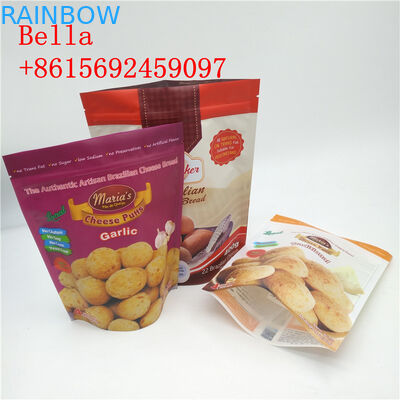 Matt Finish Ziplock Snack Bag بسته بندی نور مقاوم در برابر ضربه نقطه