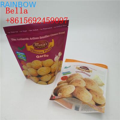 Matt Finish Ziplock Snack Bag بسته بندی نور مقاوم در برابر ضربه نقطه