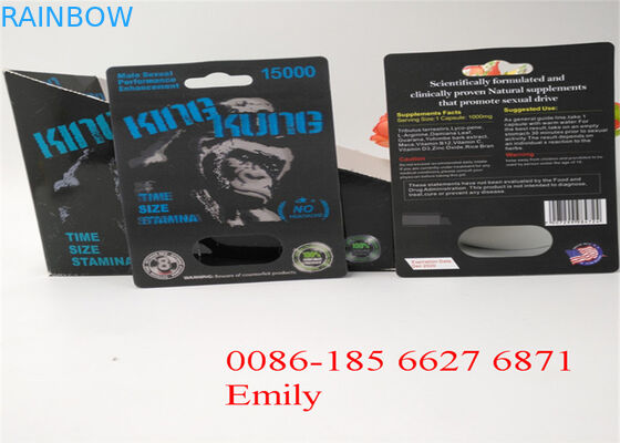 بسته بندی کارتن بسته بندی کارتن برای تمام انواع کپسولهای قدرت FX9000 Penis Power