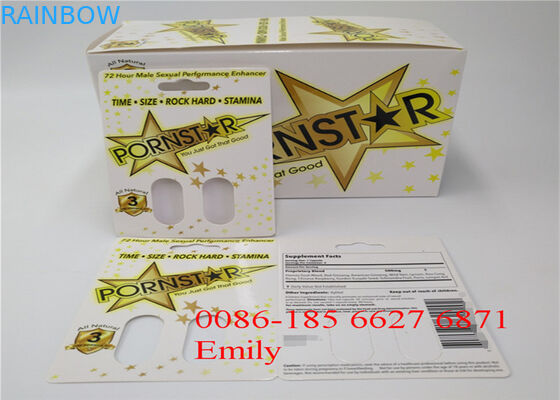 بسته بندی کارتن بسته بندی کارتن برای تمام انواع کپسولهای قدرت FX9000 Penis Power