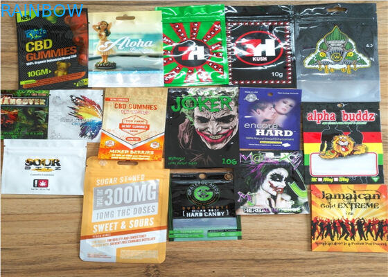 بسته بندی عطر و طعم های گیاهی کوچک لوگو سفارشی چاپ شده با آلومینیوم لایه لمینیت