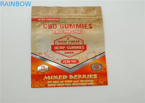 بسته بندی عطر و طعم های گیاهی کوچک لوگو سفارشی چاپ شده با آلومینیوم لایه لمینیت