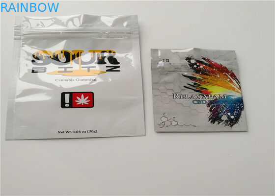 THC قابل تعویض بسته بندی لوازم آرایشی و بهداشتی گیاهی، کیسه های زیپ پلاستیکی برای بسته بندی قرص