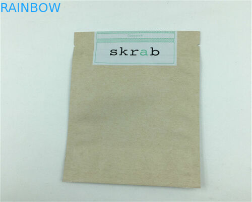 کیسه های کاغذی قابل تعویض زیپ کاغذ پرینت رنگ کامل برای مهره های خشک شده