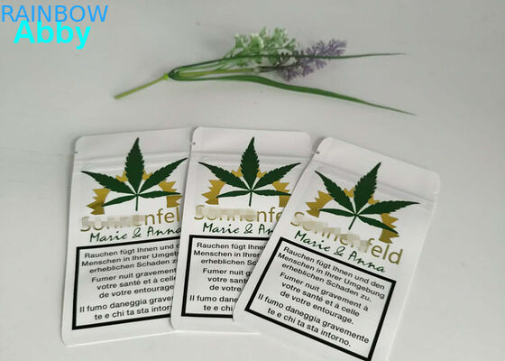 طلا چاپ کیسه های پلاستیکی قابل تعویض CMYK رنگ با مواد سفارشی