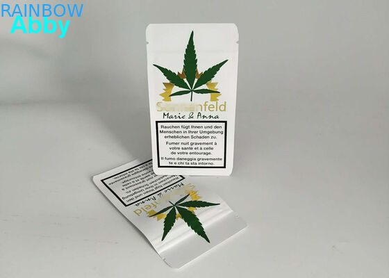 طلا چاپ کیسه های پلاستیکی قابل تعویض CMYK رنگ با مواد سفارشی