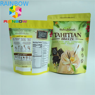 کیسه های فویل آلومینیومی براق روکش 100 متر مربع برای کوکی ها پخت قند