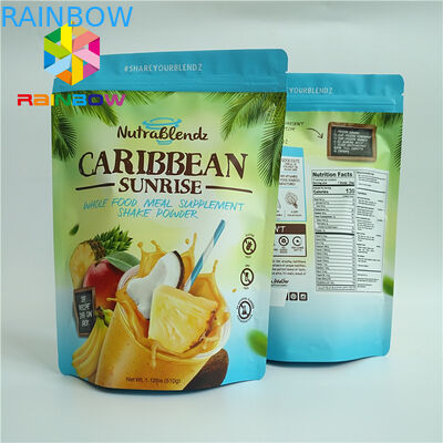 کیسه های فویل آلومینیومی براق روکش 100 متر مربع برای کوکی ها پخت قند