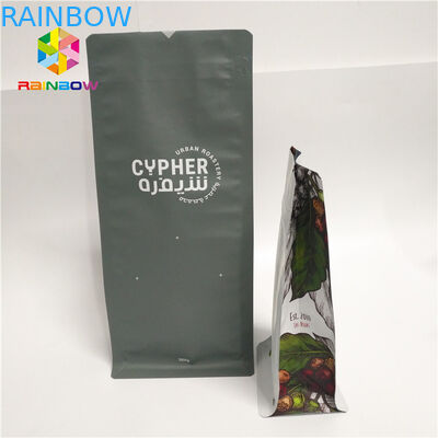 بسته بندی کیسه های پلاستیکی بزرگ، کیسه های آلومینیومی فویل با دریچه چهار طرفه مهر و موم شده