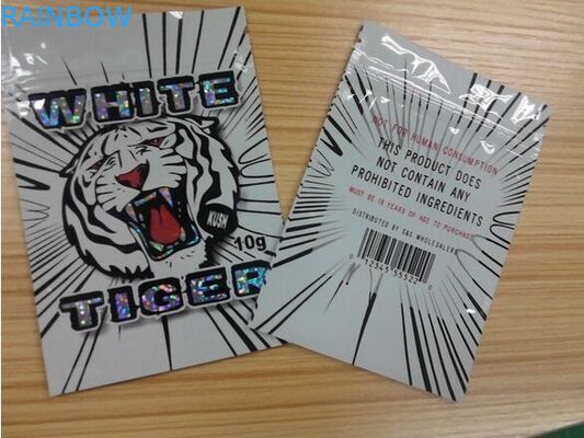 Rawure چاپ سه طرف مهر و موم فيلم ميلار فويل با دستبند Ipper