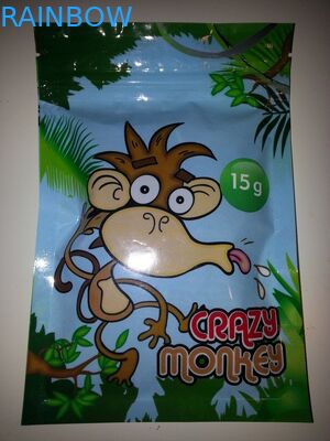 40mg کیسه های Zipper پلاستیکی Stamping طلا هوا - مانع 100 میکرون ضخامت