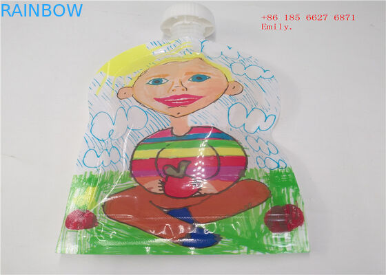 بسته بندی کیسه های قابل استفاده مجدد پلاستیکی مواد غذایی پخت و پز برای آب میوه