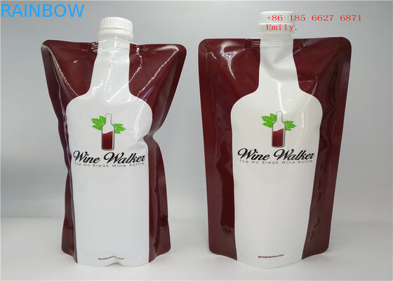 بسته بندی کیسه های قابل استفاده مجدد پلاستیکی مواد غذایی پخت و پز برای آب میوه