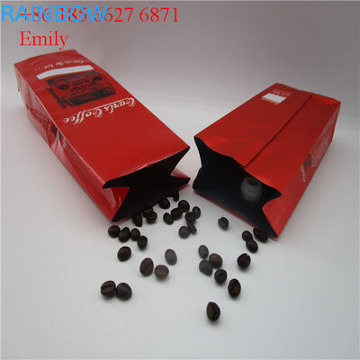 بسته بندی کیسه های فویل زیپ فنجان 250 گرم 500 گرم با شیر یک طرفه