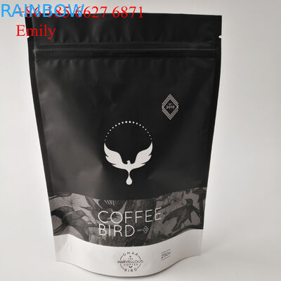 بسته بندی کیسه های فویل زیپ فنجان 250 گرم 500 گرم با شیر یک طرفه