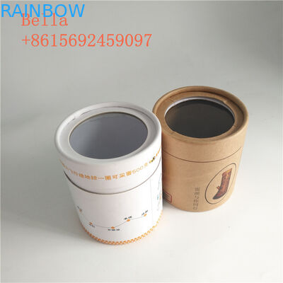 جعبه کاغذ جعبه سازگار با محیط زیست شکل سفارشی با پنجره واضح