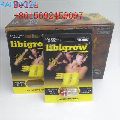 بسته بندی سفارشی کارت های تاول پلاستیکی بسته بندی مواد پلاستیکی برای کپسول جنسی / قرص