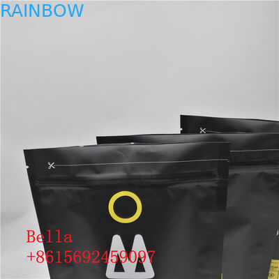 کیسه های کیسه های کیسه های قهوه بسته بندی شده فویل بسته بندی ضخامت سفارشی قابل بازیافت