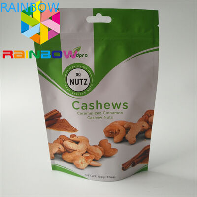 بسته بندی اسنک سفارشی لایه دار 100g Mylar k برای بیسکویت / میوه خشک