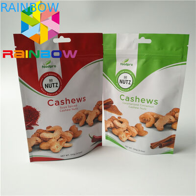 بسته بندی اسنک سفارشی لایه دار 100g Mylar k برای بیسکویت / میوه خشک