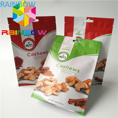 بسته بندی اسنک سفارشی لایه دار 100g Mylar k برای بیسکویت / میوه خشک