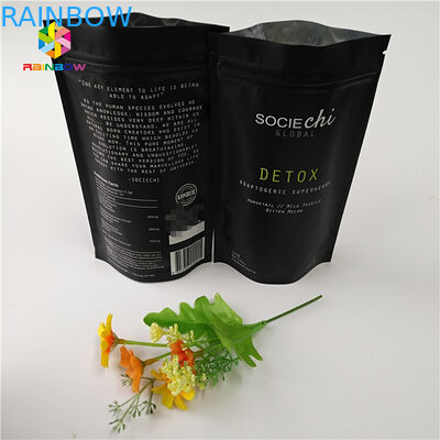 بسته بندی کیسه ی اسنک مایلار لایه دار، کیسه ی زیپ آلومینیومی برای گوشت گاو