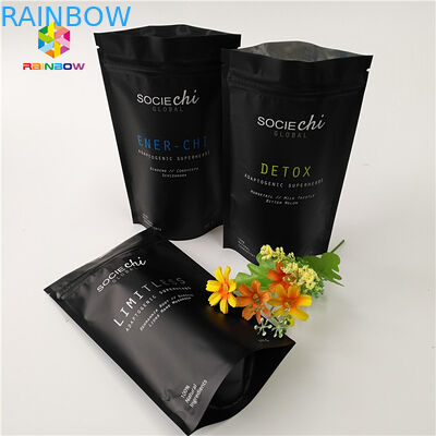 بسته بندی کیسه ی اسنک مایلار لایه دار، کیسه ی زیپ آلومینیومی برای گوشت گاو