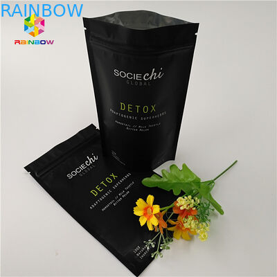 بسته بندی کیسه ی اسنک مایلار لایه دار، کیسه ی زیپ آلومینیومی برای گوشت گاو