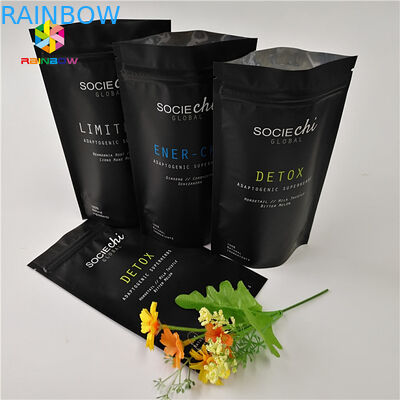 بسته بندی کیسه ی اسنک مایلار لایه دار، کیسه ی زیپ آلومینیومی برای گوشت گاو