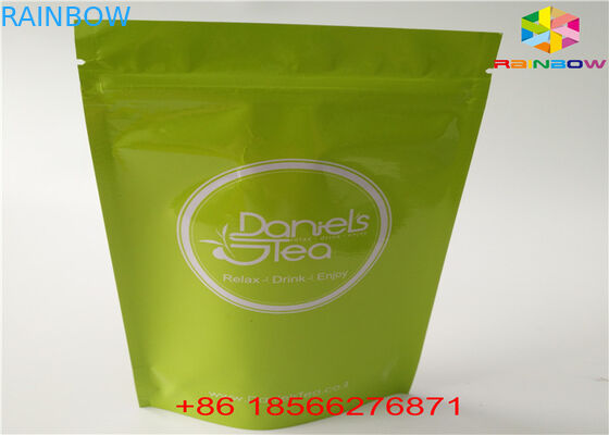 کیسه های آلومینیومی فویل کیسه های پلاستیکی بسته بندی سه طرفه مهر و موم شده با Ziplock بالا