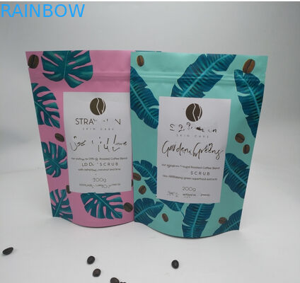 بسته بندی مواد غذایی درجه یک کیسه های کیسه ای پلاستیکی فویل بسته بندی مات برای بسته بندی چای