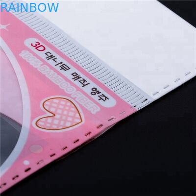 Opp / Cpp چاپ بسته بندی تبلیغاتی سفارشی کیسه پلاستیکی پاک شده برای لوازم آرایشی