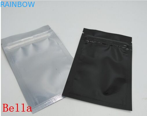 کیسه بسته بندی جبهه مات لوازم آرایشی و بهداشتی فویل روشن فویل Mylar Zip Lock Make up Brush Package