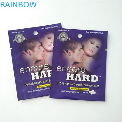 کیسه CMYK رنگ فویل بسته بندی قرص کپسول کیسه های بسته بندی کیسه میلار