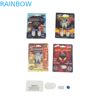 کارت جدید 3D Mamba Black Horse Super Panther برای بسته بندی قرص های تقویت کننده مرد Rhino 600K 700K بسته قرص جنسی پلاتین