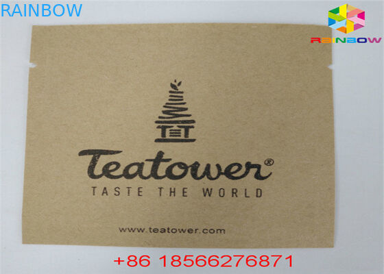 کیسه های کاغذی سفارشی قابل استفاده مجدد کیسه های مواد غذایی ایستاده Ziplock بوی با پنجره