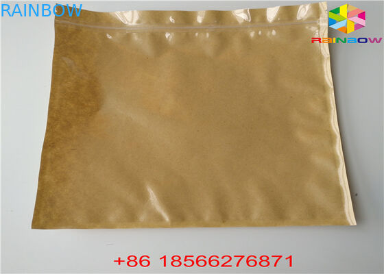 کیسه های کاغذی سفارشی قابل استفاده مجدد کیسه های مواد غذایی ایستاده Ziplock بوی با پنجره