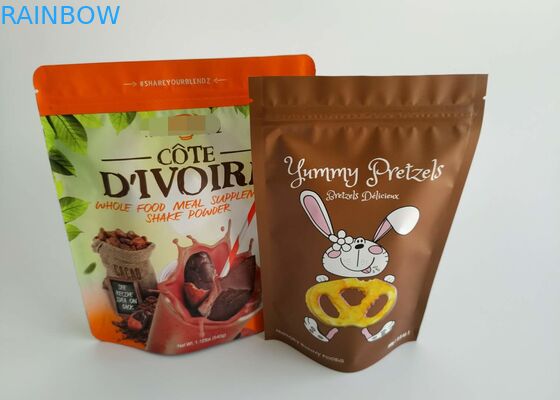 ورق آلومینیوم لایه دار ایستاده k کیسه های گوشت گاو خشک بسته بندی میان وعده های ماندگار