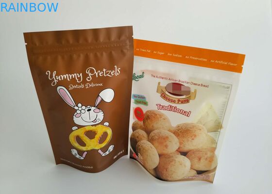 فویل آلومینیوم ماهی بسته بندی مواد غذایی پلاستیکی بسته بندی گریس با زیپ