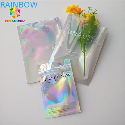 کیسه های مینی مالار Ziplock، بسته بندی مواد غذایی Mylar بسته بندی های عجیب و غریب Vape Cartridge Holographic