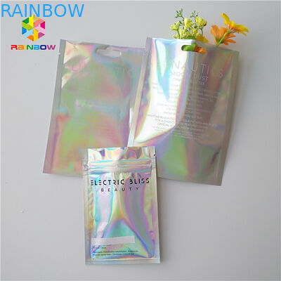 کیسه های مینی مالار Ziplock، بسته بندی مواد غذایی Mylar بسته بندی های عجیب و غریب Vape Cartridge Holographic
